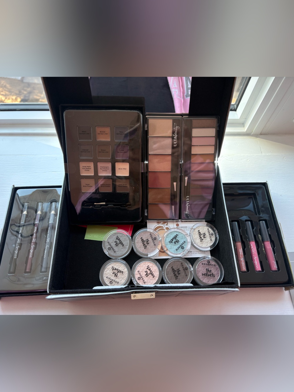 Ulta Beauty Eyeshadow & Lip Palette Set — Neutral, Pink, Purple, Brown Shades